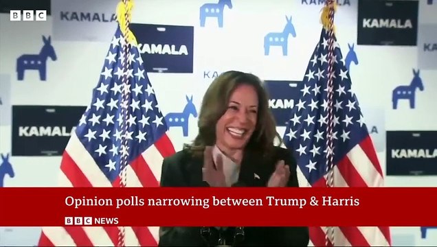 Kamala Harris closing gap on Donald Trump in US election race News
