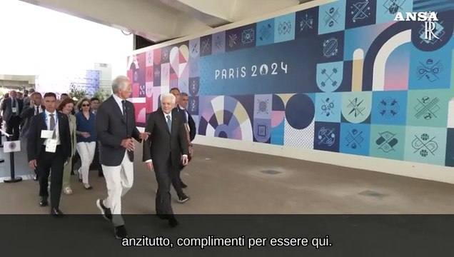 Parigi 2024, Mattarella agli azzurri: Avete l'affetto di tutta l'Italia