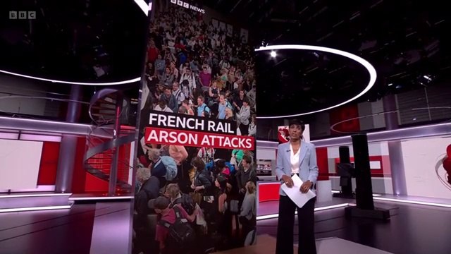 Paris Olympics: arson attacks bring chaos to French rail network before opening ceremony | BBC News