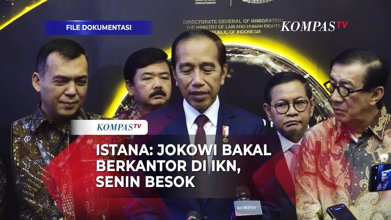 Istana: Presiden Jokowi Berkantor di IKN Senin Besok, Ajak Ibu Negara Iriana Nginap