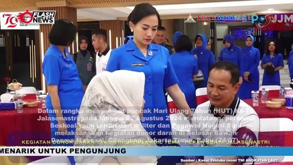 Wakil Ketua Umum Jalasenastri Buka Acara Donor Darah Di Auditorium Denma Mabesal Jelang HUT Ke-78 Jalasenastri