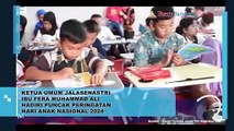Ketua Umum Jalasenastri Ibu Fera Muhammad Ali Hadiri Puncak Peringatan Hari Anak Nasional 2024