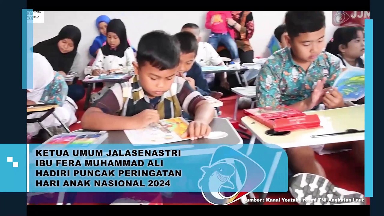 Ketum Dharma Wanita Evi Agus Subiyanto Hadiri Puncak Perayaan Hari Anak Nasional 2024