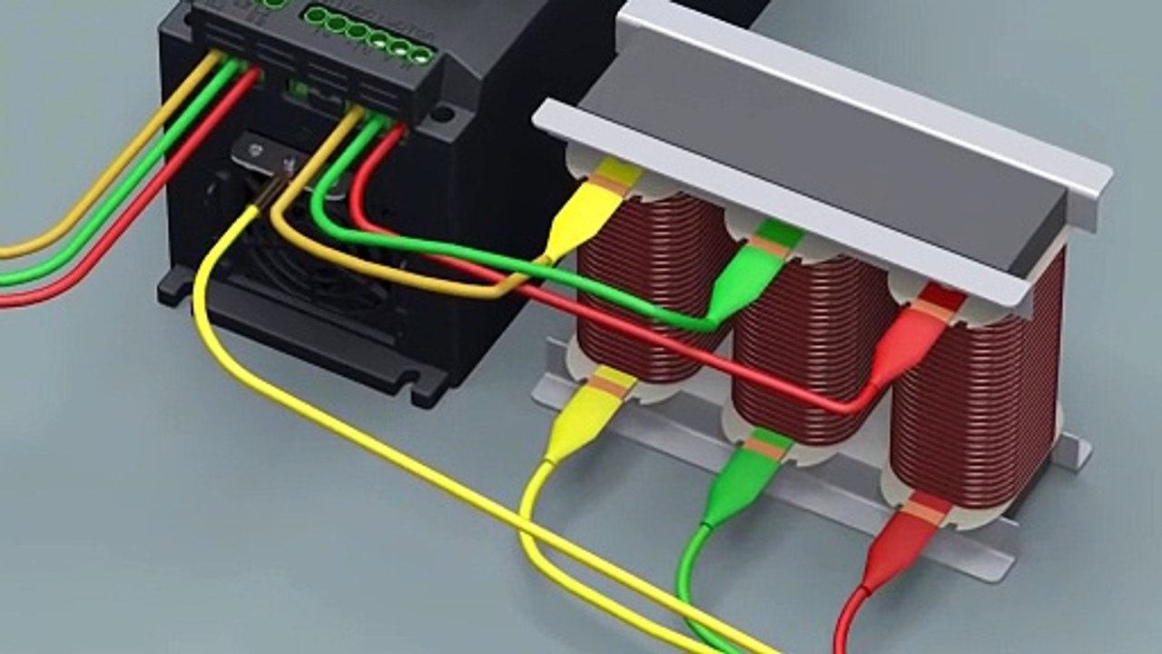 Function of Line Reactor Explained with 3D Animation