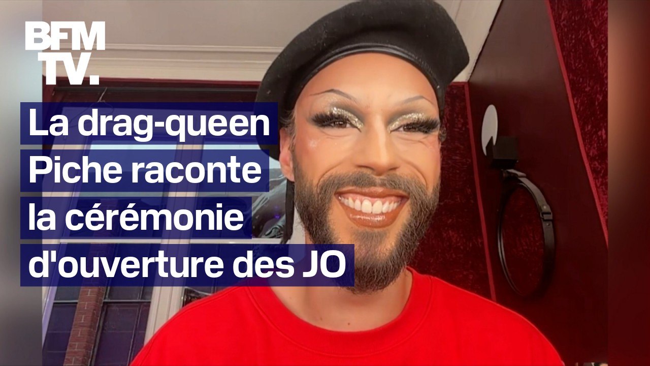 "J'avais les cheveux mouillés dans la tronche": les coulisses de la performance drag de Piche à la cérémonie d'ouverture des JO de Paris 2024
