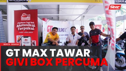 Dapat Givi Box percuma jika beli motosikal di reruai GT Max