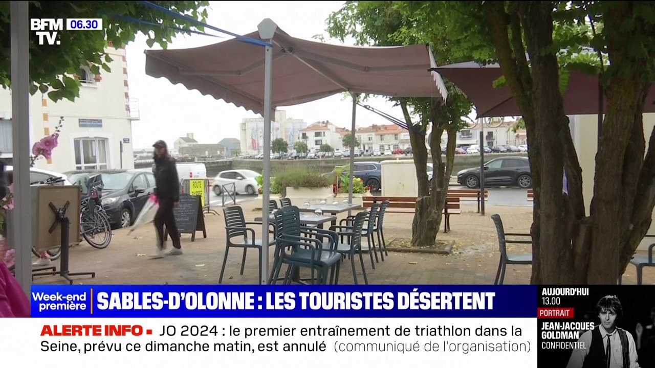 Vacances: à cause du temps maussade, les touristes désertent les Sables-d'Olonne