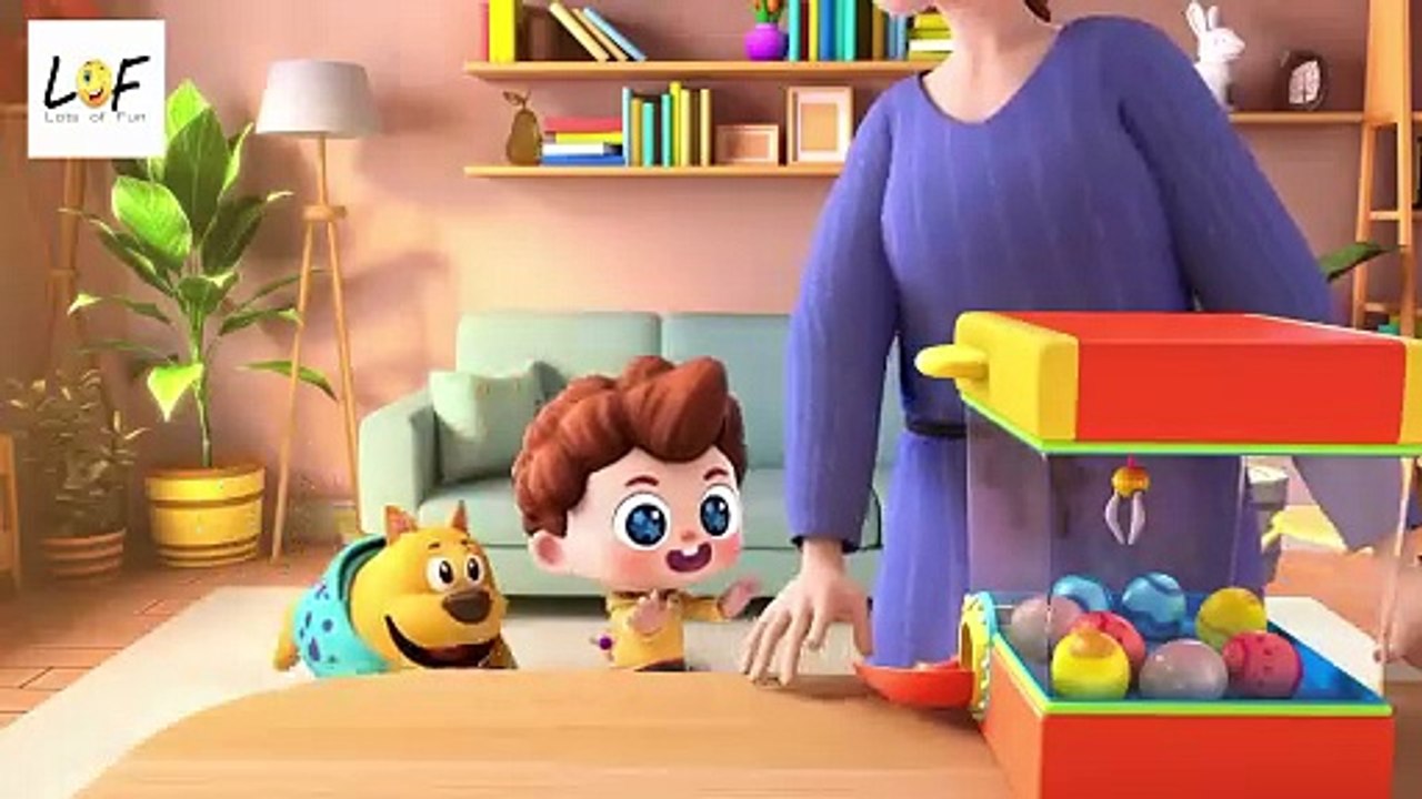 Toy Cars In Vending Machine! Surprise Eggs Kids Songs! Lots Of Fun