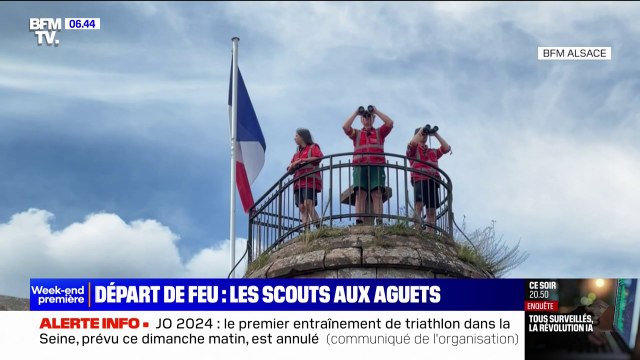 Incendies: pour prévenir les départs de feu, les scouts sont aux aguets dans les forêts