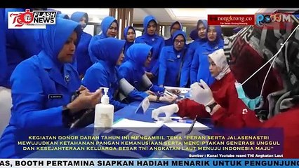 Jelang HUT Jalasenastri, Prajurit TNI AL Donor Darah