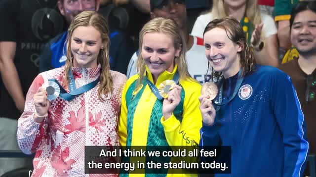 Ledecky delighted to be part of swimming golden age