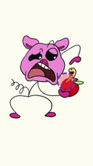 Help me get the caterpillar out of my apple - help me tricky story