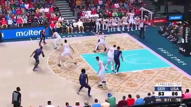 USA vs Serbia basketball match Olympics 2024,Paris Olympics