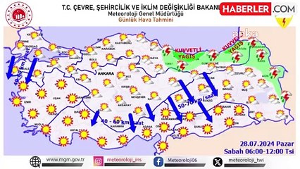 Doğu Karadeniz ve bazı illerde kuvvetli yağış bekleniyor