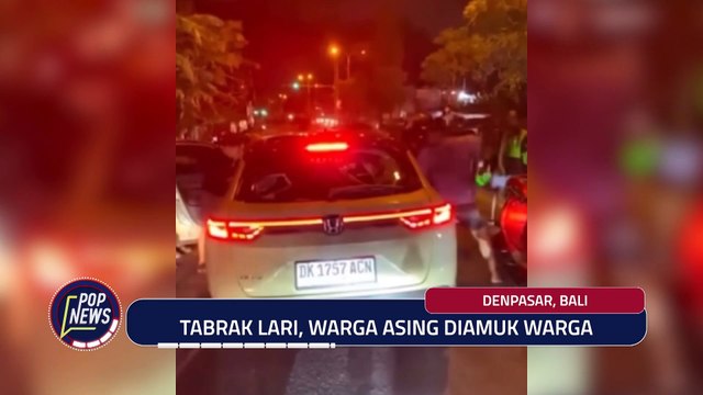 WNA di Bali Diamuk Warga Gara-Gara Tabrak Lari 2 Pengendara Motor dan 1 Mobil