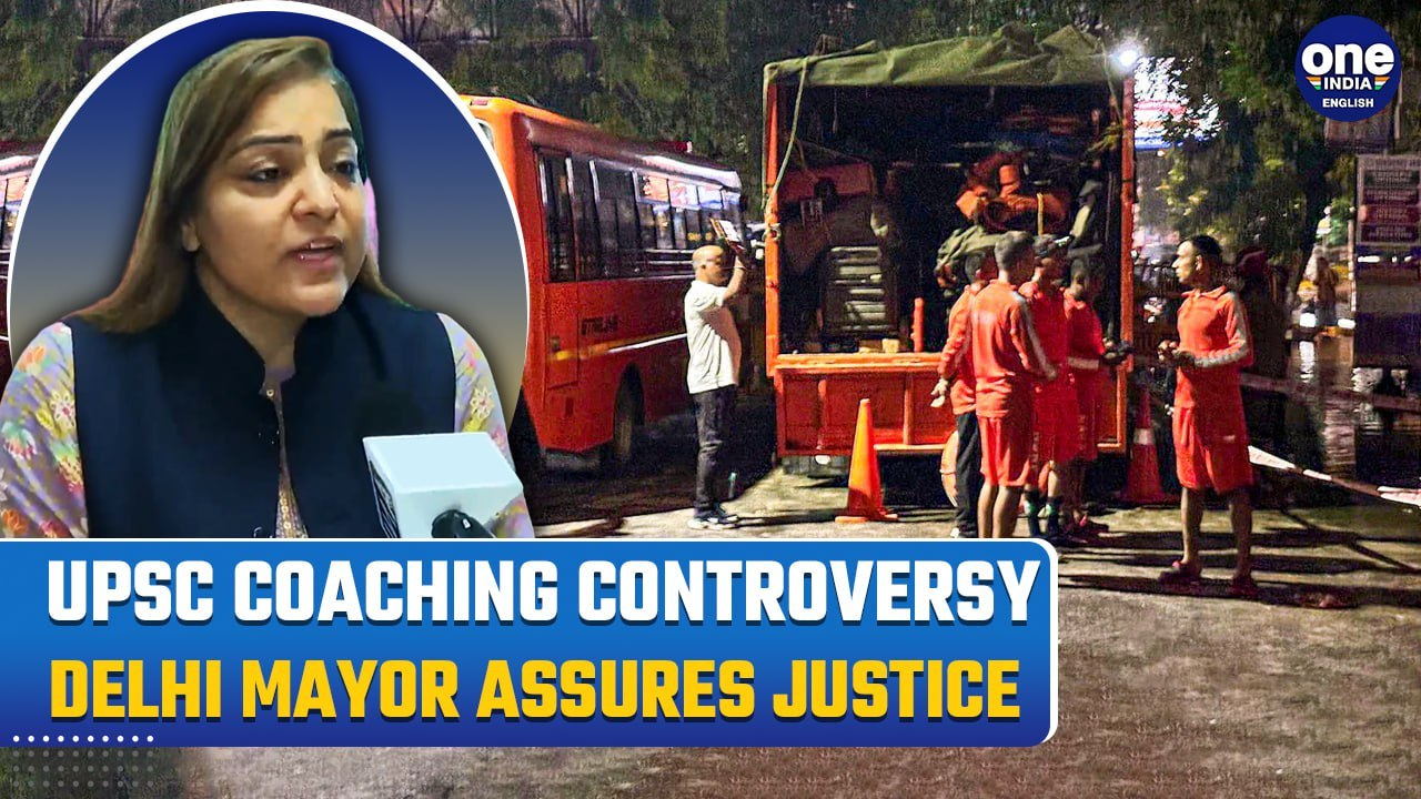 Delhi Rajender Nagar Coaching Flood Kills 3 |  Mayor Shelly Oberoi Calls for Strict Action | Watch