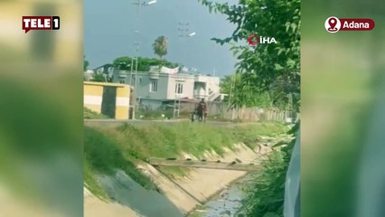 Babada oğluna işkence gibi ceza! Motosiklete bağlayıp metrelerce koşturdu