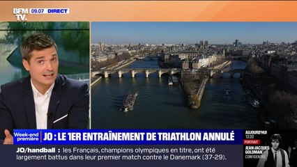 JO: le premier entraînement de triathlon prévu ce dimanche matin dans la Seine annulé
