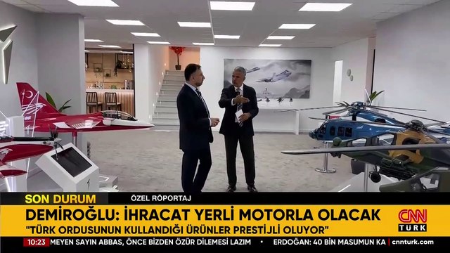 SON DAKİKA HABERİ: TUSAŞ Genel Müdürü Mehmet Demiroğlu, CNN TÜRK'e konuştu: KAAN, HÜRJET ve GÖKBEY...