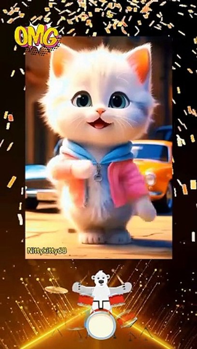 Cute dancing cat||funny cat||viral dancing cute cat