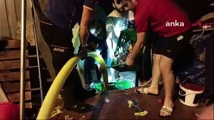 Sinop’ta şiddetli yağış su baskınlarına yol açtı