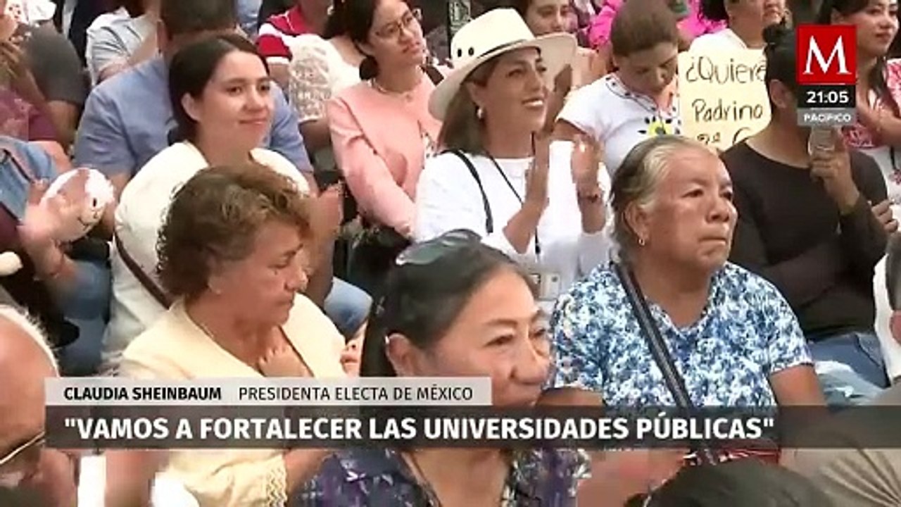 Claudia Sheinbaum promete fortalecer Universidades para el Bienestar
