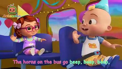 Wheels on the Birthday Bus Song!  Happy Birthday JJ!  _ CoComelon Nursery Rhymes _ Kids Songs