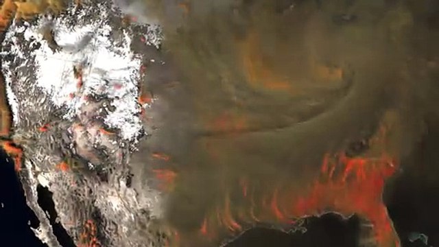 Vídeo da NASA mostra como o dióxido de carbono viaja pela atmosfera