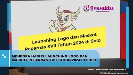 Peluncuran Logo Dan Maskot Pekan Paralimpik Nasional (Peparnas) XVII Tahun 2024 Yang Diselenggarakan Di Solo