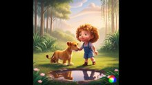 Lion Cub Simba special and Brave little girl story