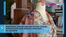 Presiden Joko Widodo (Jokowi) Dan Ibu Iriana Menghadiri Peringatan Hari Kebaya Nasional Di Jakarta