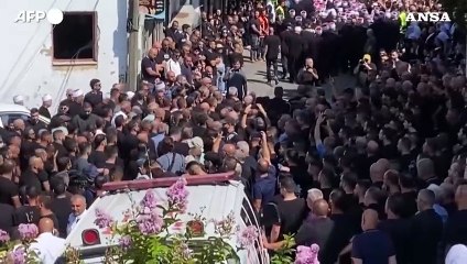 Majdal Shams, i funerali di una delle vittime
