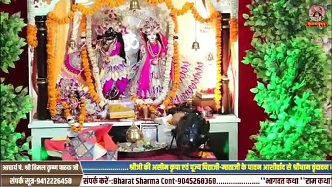 सुंदर श्याम भजन  सांवरे को दिल में बसा कर तो देखो  Shri Vimal Krishan Pathak Ji Maharaj