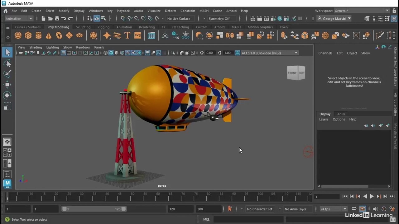 Maya 2025 Essential Training (2/14)