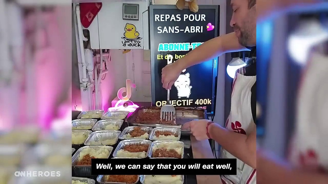 With a big heart and a tiny kitchen, meet the TikTok star cooking and delivering