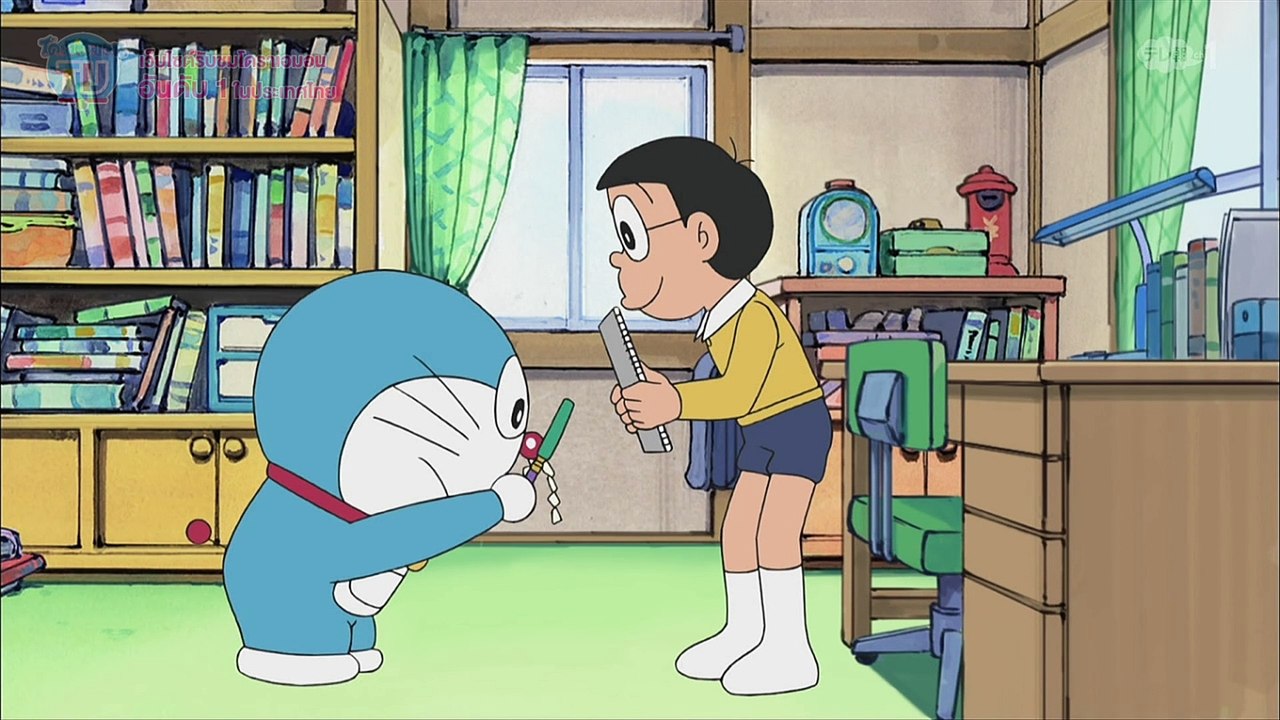 โดราเอมอน พากย์ไทย ตอนที่ 466B โชคดี-โชคร้าย ดูที่แว่นขยายเลย