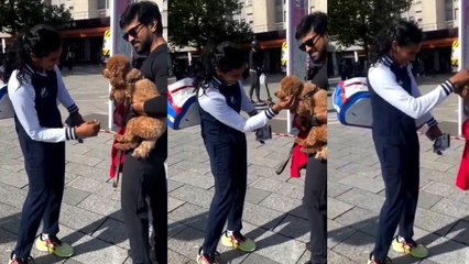 Télécharger la video: Global Star Ram Charan PV Sindhu రామ్ చరణ్ కుక్క పిల్ల కి సింధూ ఫిదా..| FilmiBeat Telugu