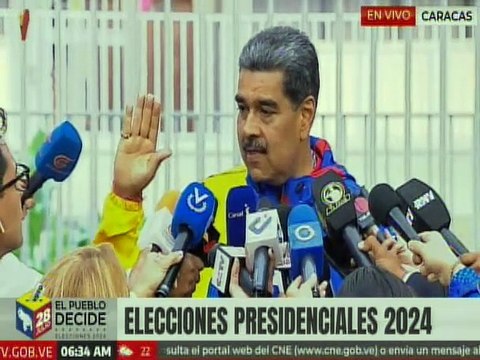 Pdte. Maduro hace un llamado a los candidatos presidenciales a reconocer los resultados electorales