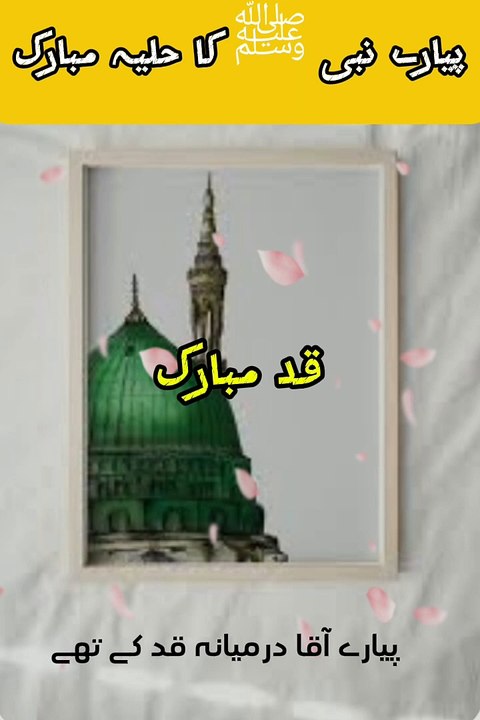Nabi saw ka huliya mubarak | short video | islamic shorts