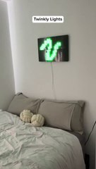 These lights are AMAZING  #Twinkly #lights #smarthome #smartlight