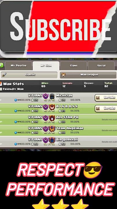 AMAZING performance AGAIN ALL BASE 3 ⭐ THIS WAR DRAW ( CLASH OF CLANS )