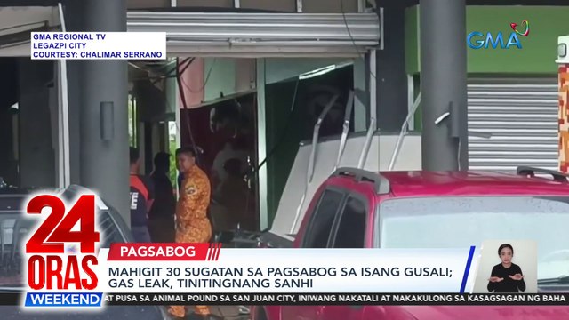 Mahigit 30 sugatan sa pagsabog sa commercial bldg; Gas leak, tinitingnang sanhi | 24 Oras Weekend