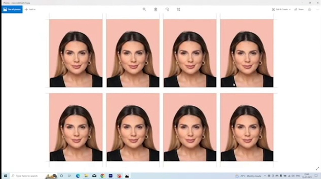 AI Generated PASSPORT Size Photos in 2 Minutes