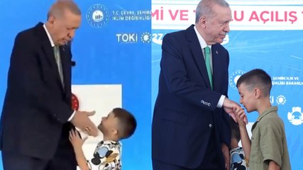 Erdoğandan çnce şaplak sonra harçlık
