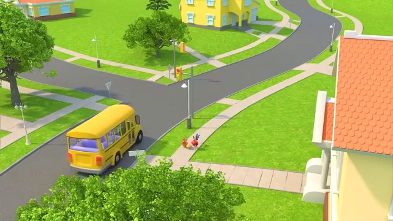 The Wheels on The Bus Song | Animal Version | Newborn Baby Songs & Nursery Rhymes