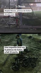 En images : le plateau du Golan, annexé par Israël, subit l’attaque la plus meurtrière depuis le 7 octobre 2023