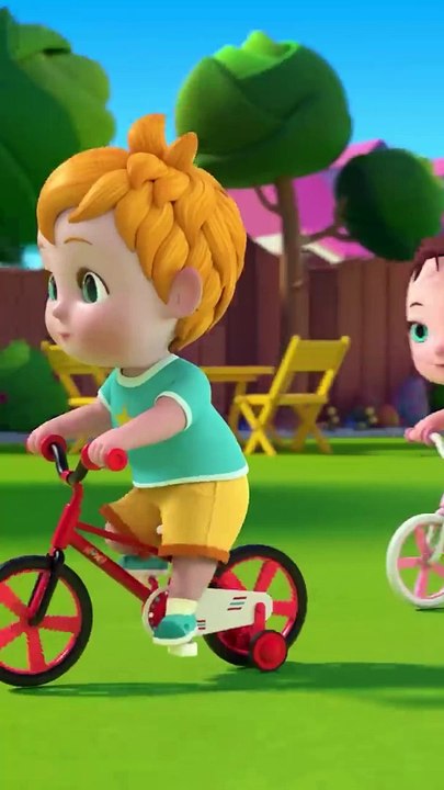 When you ride bicycle - Boo Boo Song - Nursery Rhymes & Kids Songs  - NuNu Tv  #babysongs #rhymes
