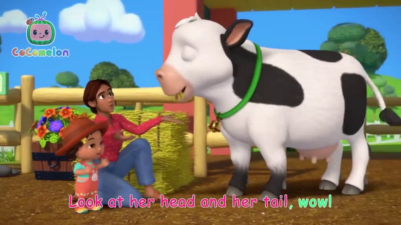 Lola the Cow Song! (La Vaca Lola) - Animals for Nina! _ CoComelon Nursery Rhymes & Kids Songs-(720p)