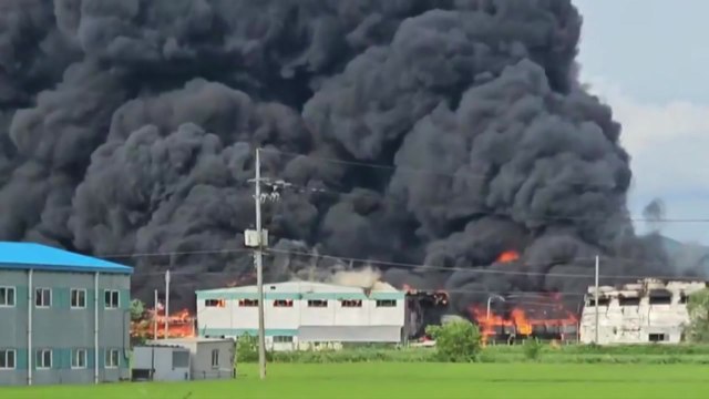 경기 화성시 공장에서 큰불... 대응 단계 발령 / YTN