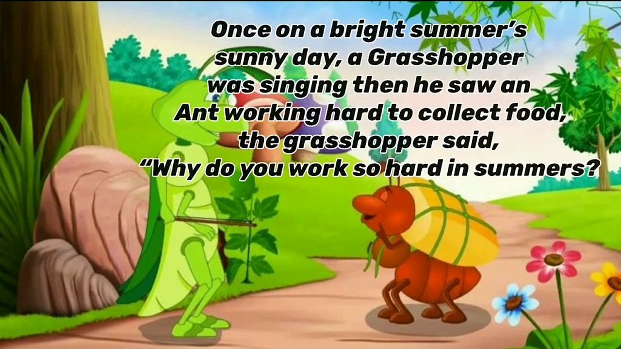 The ant and grasshoper